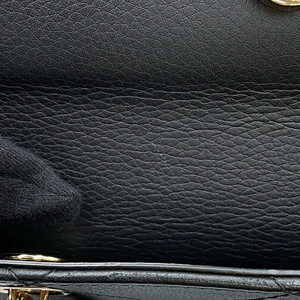 CHANEL Matelasse Shopping Bag BlackAS0355 Bullskin Size Small
