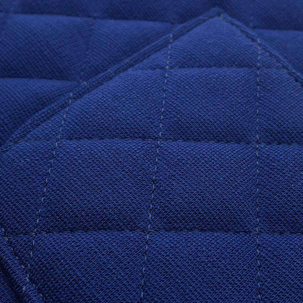 CHANEL Matelasse Clutch Bag BlueA82545 Cotton