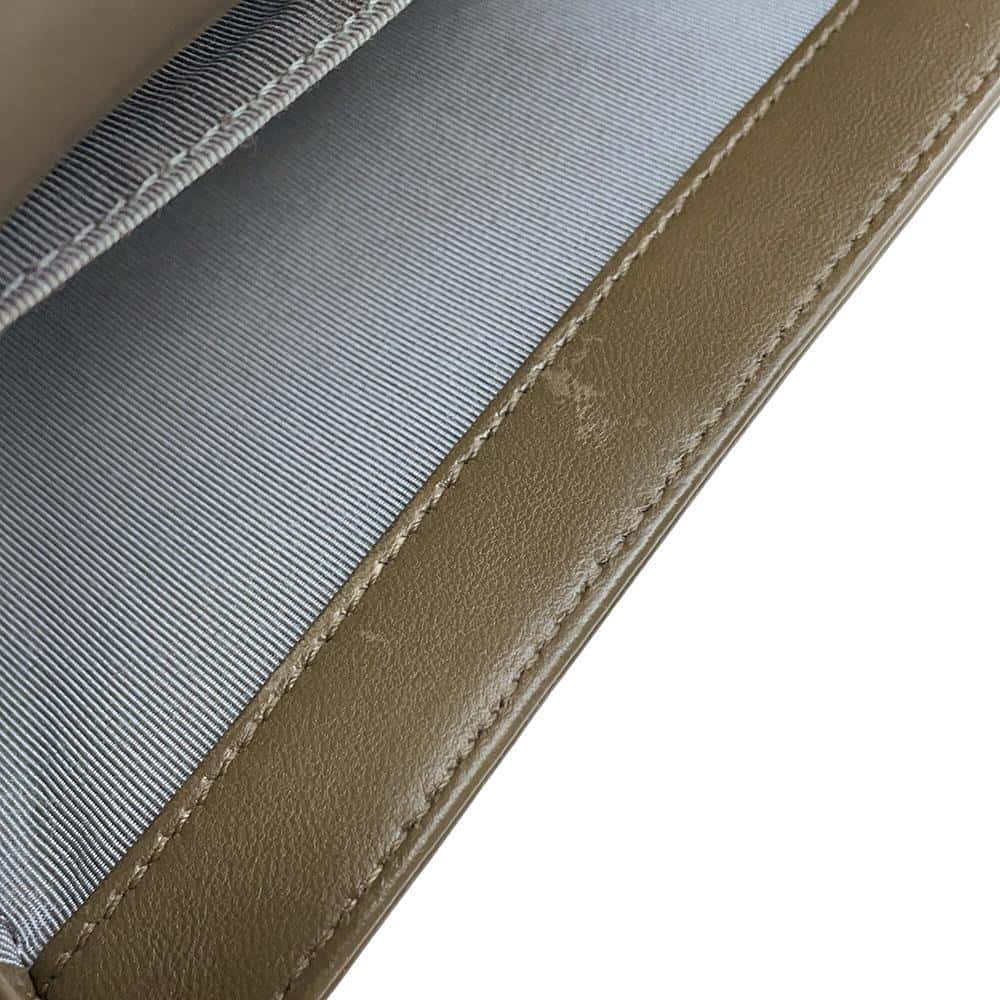 CHANEL Boy Chanel ChainShoulder KhakiA67085 Lambskin Size Small