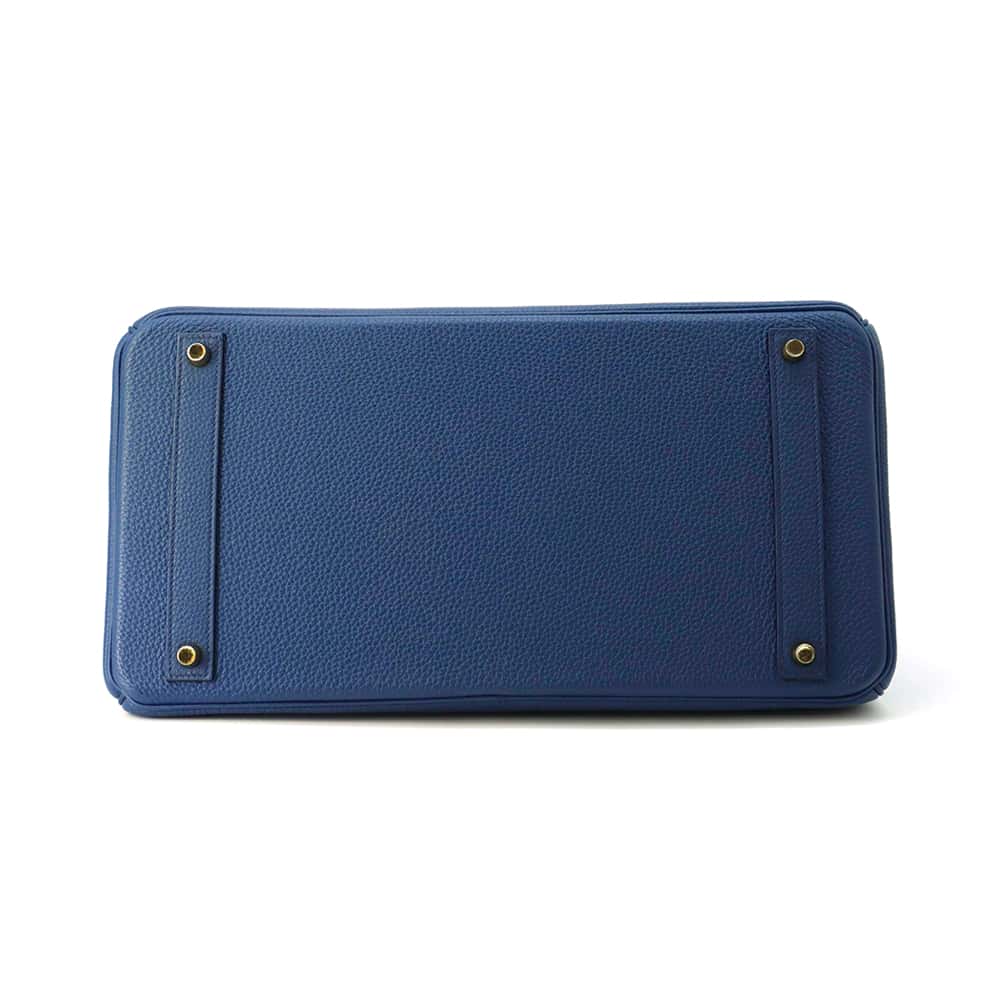 HERMES Birkin Deep Blue Togo Leather Size 40