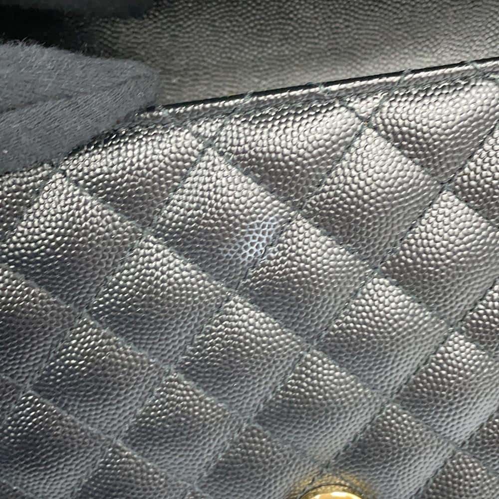 SAINT LAURENT PARIS Envelope ChainShoulder Bag Black600185 Calf Leather Size Medium