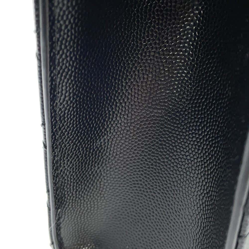 SAINT LAURENT PARIS Envelope ChainShoulder Bag Black600185 Calf Leather Size Medium