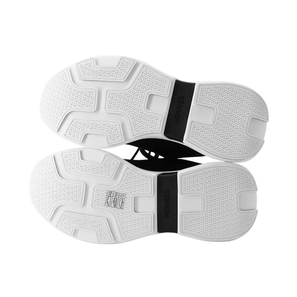 HERMES Sneakers Heroes BlackH232103Z Technical Mesh Size 37