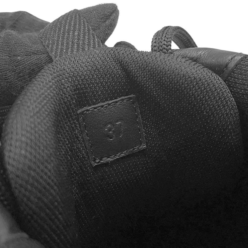 HERMES Sneakers Heroes BlackH232103Z Technical Mesh Size 37