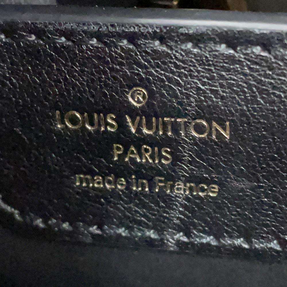 LOUIS VUITTON Capucines White/BlackM20373 Calf Leather Size BB