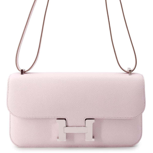 HERMES Constance Elan mauve pail Epsom