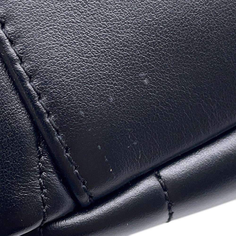 SAINT LAURENT PARIS Loulou Chain Leather Shoulder Black574102 Leather