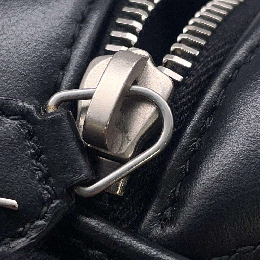 SAINT LAURENT PARIS Loulou Chain Leather Shoulder Black574102 Leather