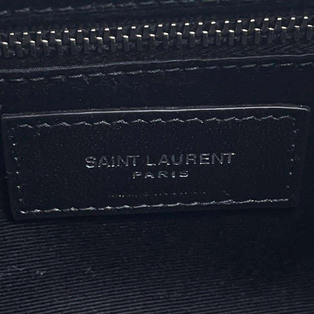 SAINT LAURENT PARIS Loulou Chain Leather Shoulder Black574102 Leather