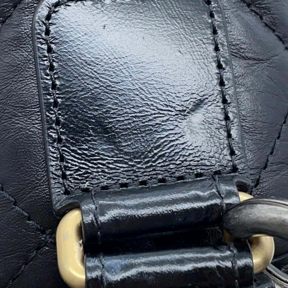 CHANEL Gabriel de CHANEL Hobo Bag with logo handle BlackAS0865 Calf Leather Size Small