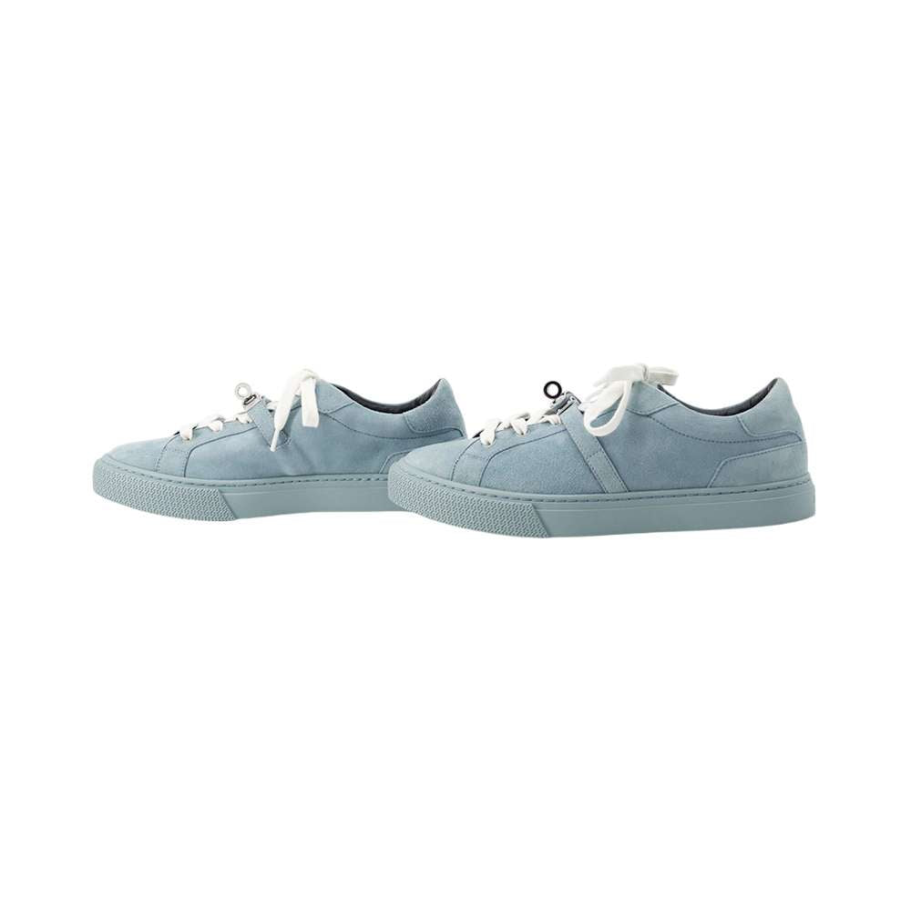 HERMES Sneakers Day Blue suede Size 38