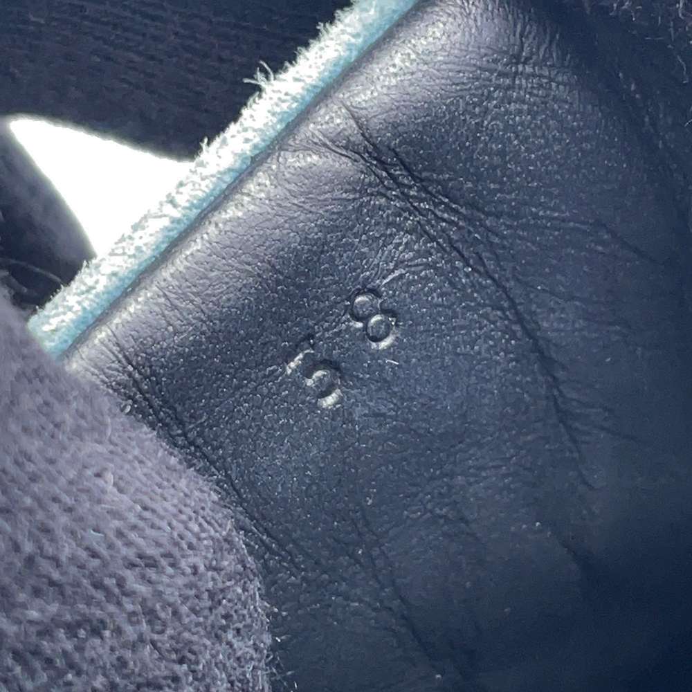 HERMES Sneakers Day Blue suede Size 38