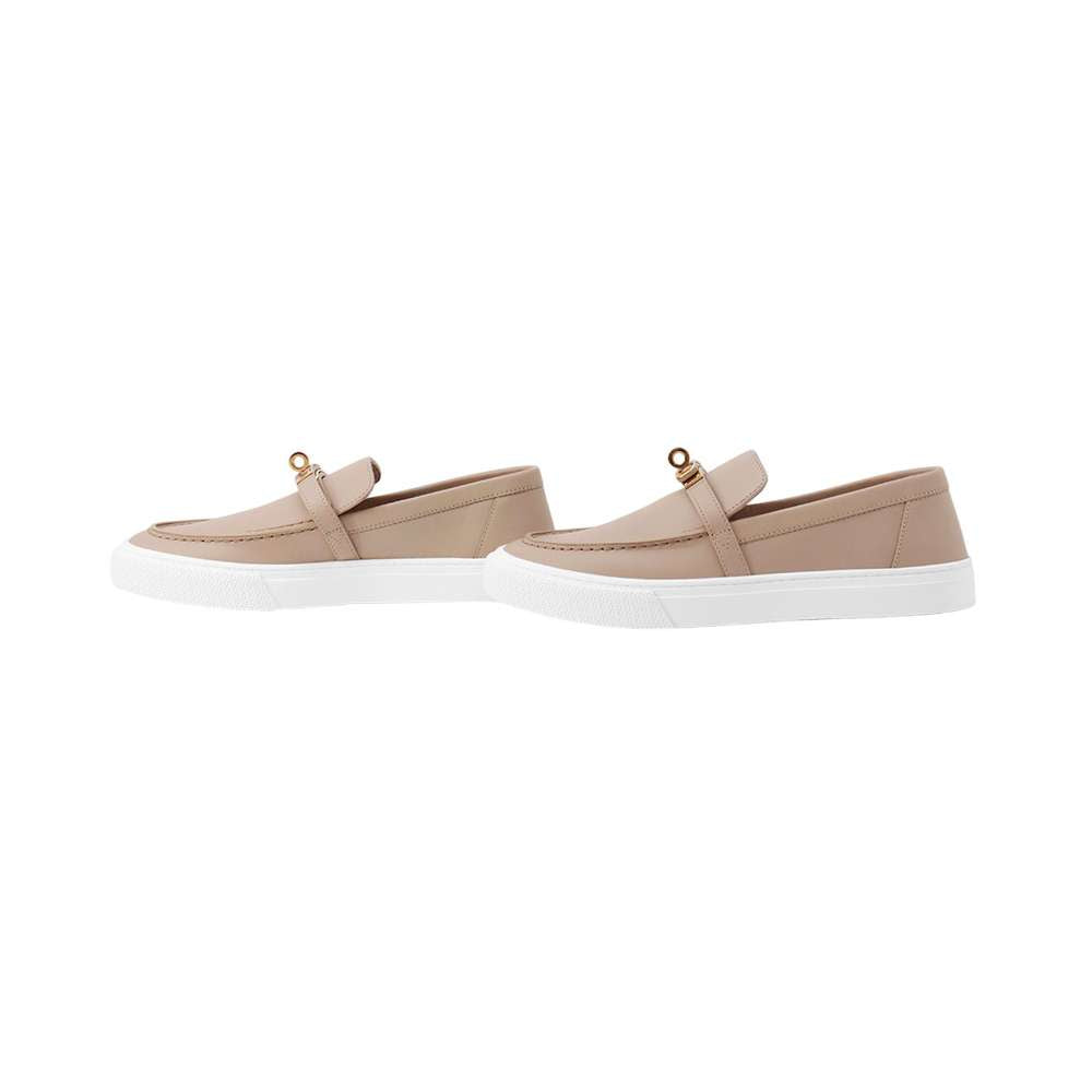 HERMES Sneakers game Jasmin Flower Leather Size 38.5