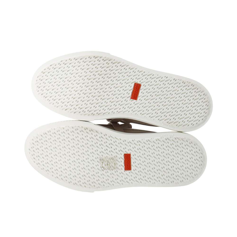 HERMES Sneakers game Jasmin Flower Leather Size 38.5