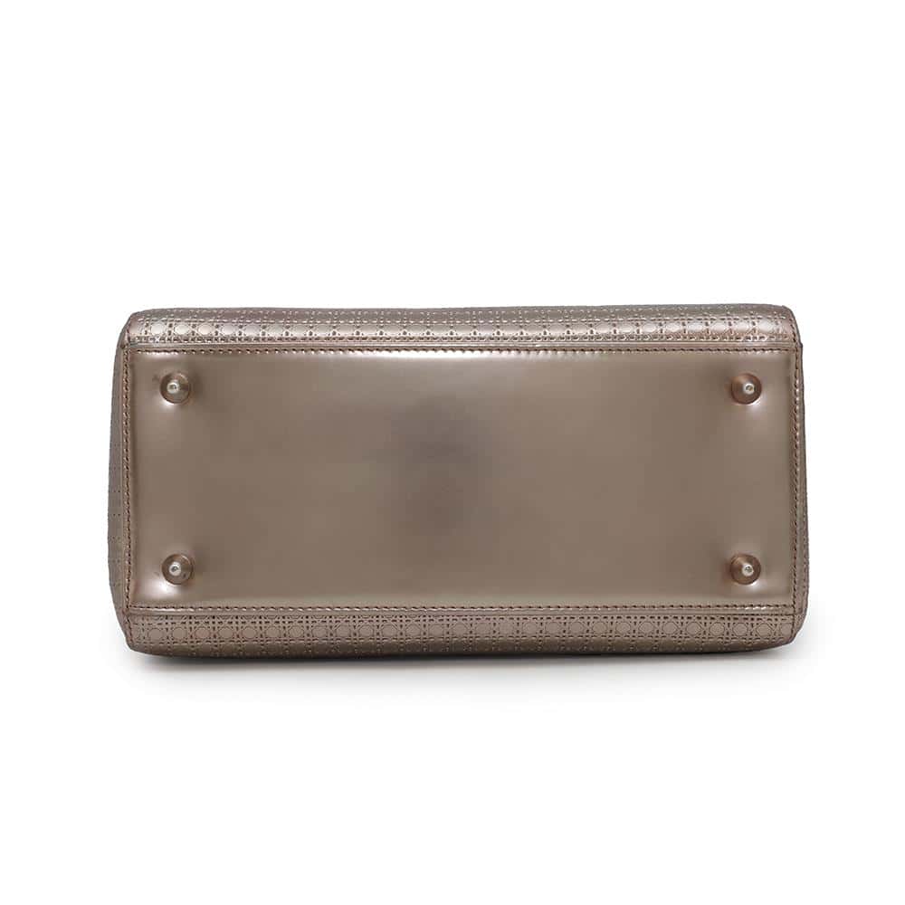 Dior Lady Dior 2WAYBag MetalicPinkM0550PSKC Leather Size Medium