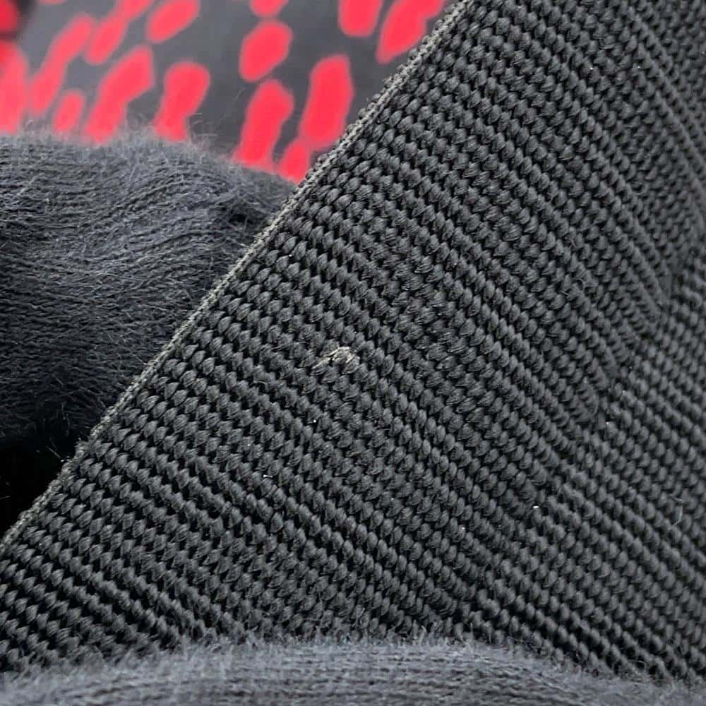 SAINT LAURENT PARIS Classic Hunter Baby Cat Backpack Black/Red326865 Canvas Leather