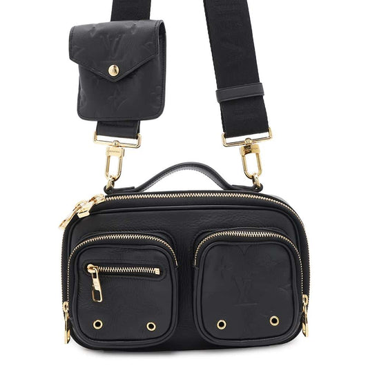 LOUIS VUITTON Utility/Crossbody NoirM80450 Calf Leather