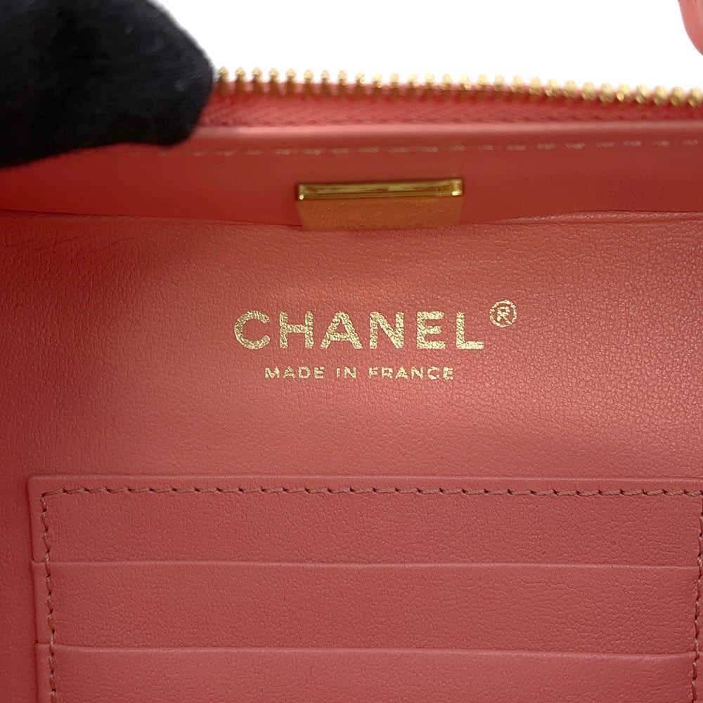 CHANEL Matelasse Chain Vanity Bag PinkAS3318 Lambskin