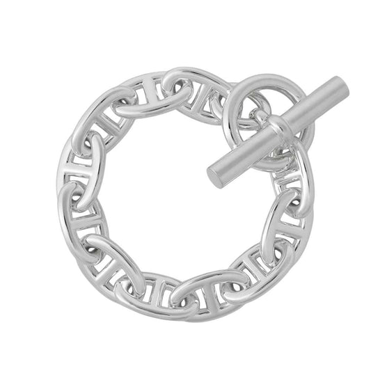 HERMES Chaine d'Ancre Bracelet 11 frames Size TGM SV925