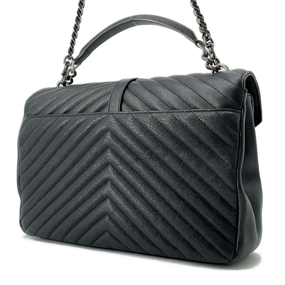SAINT LAURENT PARIS College 2way Bag Black600278 Leather