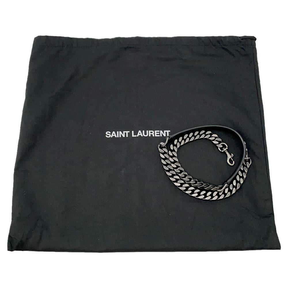 SAINT LAURENT PARIS College 2way Bag Black600278 Leather