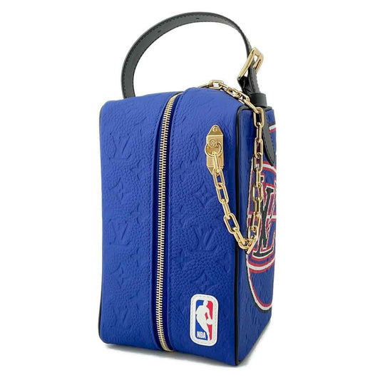 LOUIS VUITTON Louis Vuitton x NBA Cloak Dopp Kit BlueM21106 Monogram・Taurillon