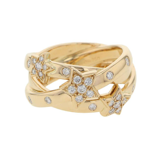 CHANEL Comet Ring Size Approximately No. 13J1130 18K Yellow Gold