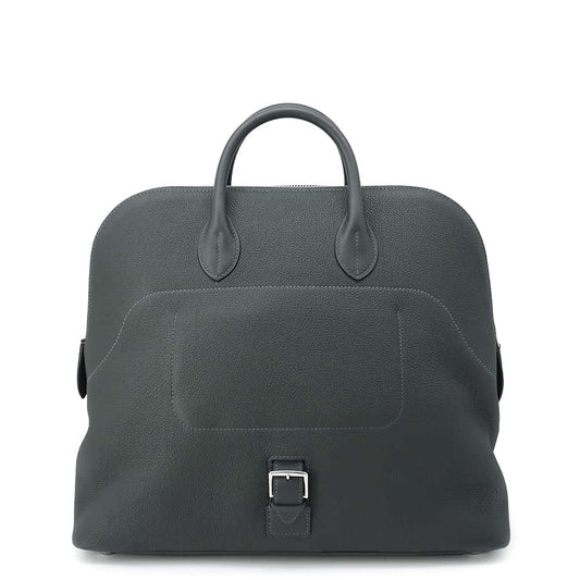 HERMES Bolide Backpack New Vert Fonce Togo Leather Swift Leather