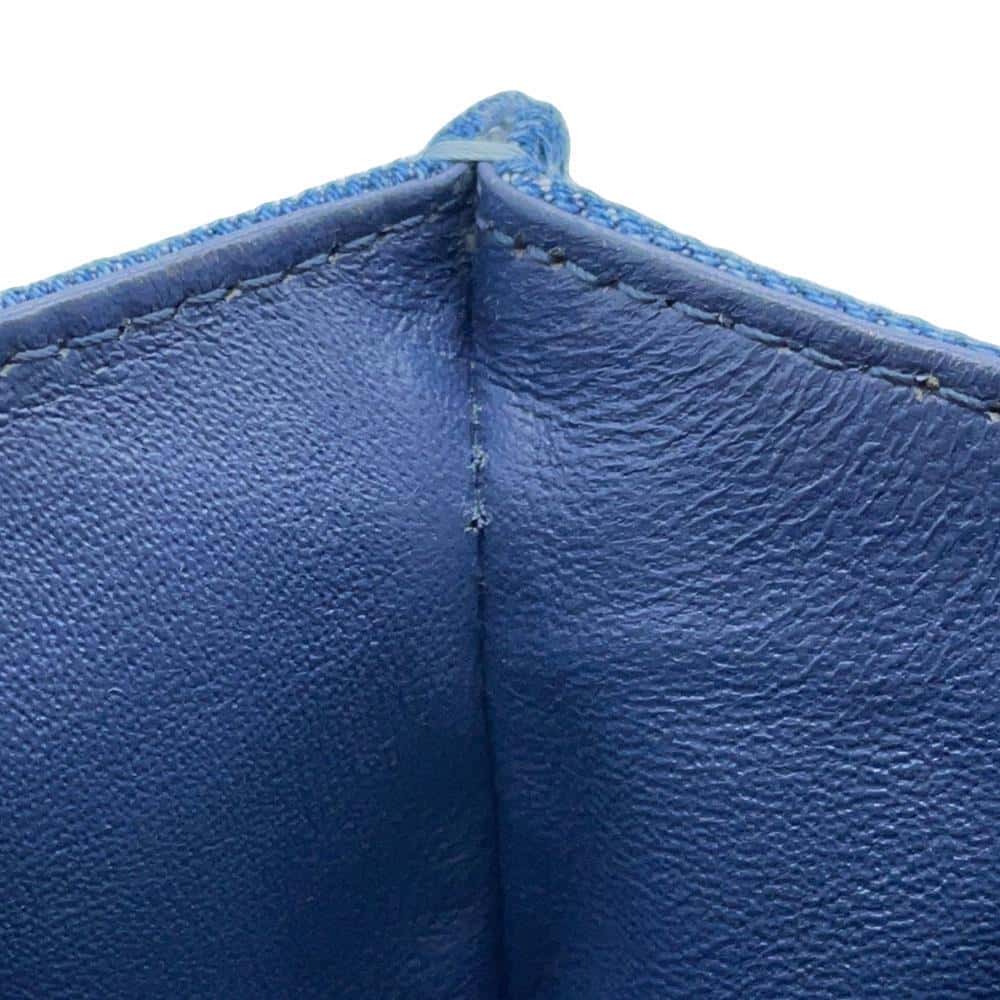 CHANEL Boy Chanel ChainShoulder Blue Denim Size Mini