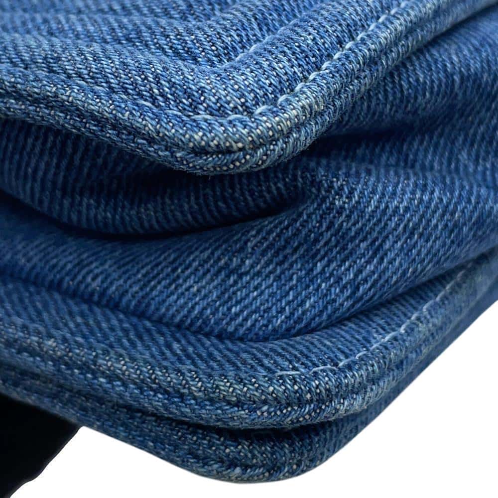 CHANEL Boy Chanel ChainShoulder Blue Denim Size Mini