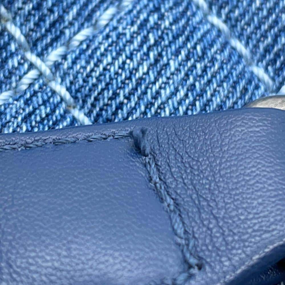 CHANEL Boy Chanel ChainShoulder Blue Denim Size Mini