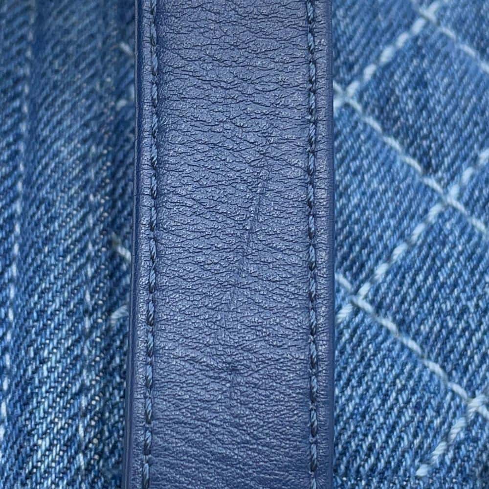 CHANEL Boy Chanel ChainShoulder Blue Denim Size Mini