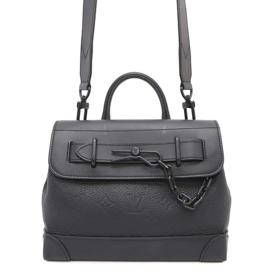 LOUIS VUITTON Steamer NoirM24436 Monogram・Taurillon Size PM