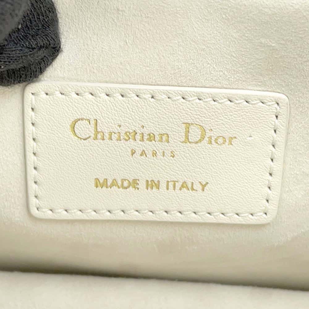 Dior Archi Cannage Essential Tote Bag Ivory Leather