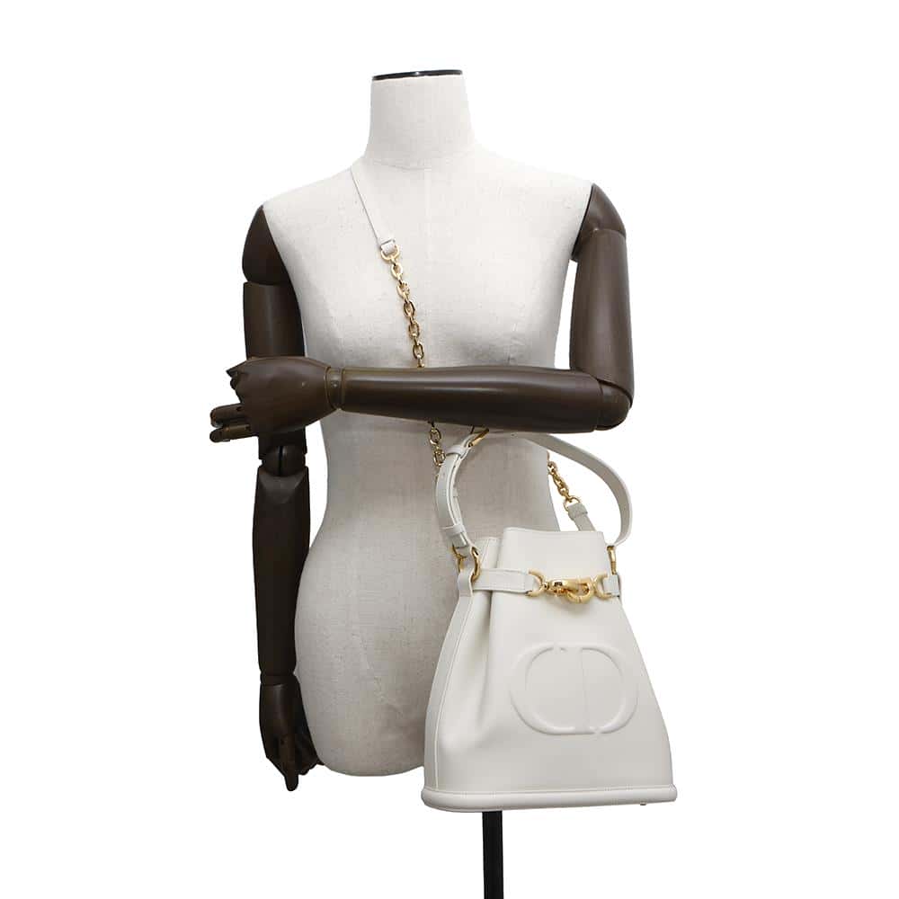 Dior C'est Dior C'est Dior 2WAY Shoulder Bag lattéM2271UBHA Calf Leather Size Medium