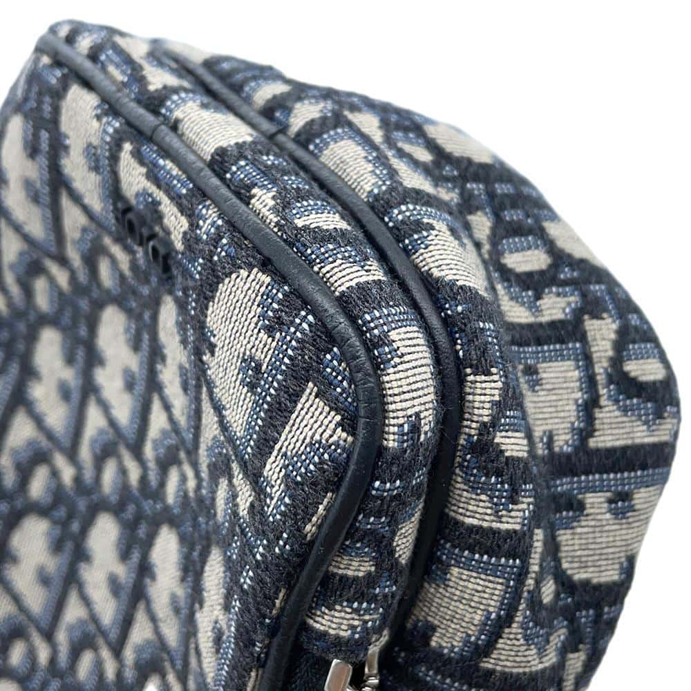 Dior Oblique Shoulder Bag Navy2SFBC087YKY Canvas Leather