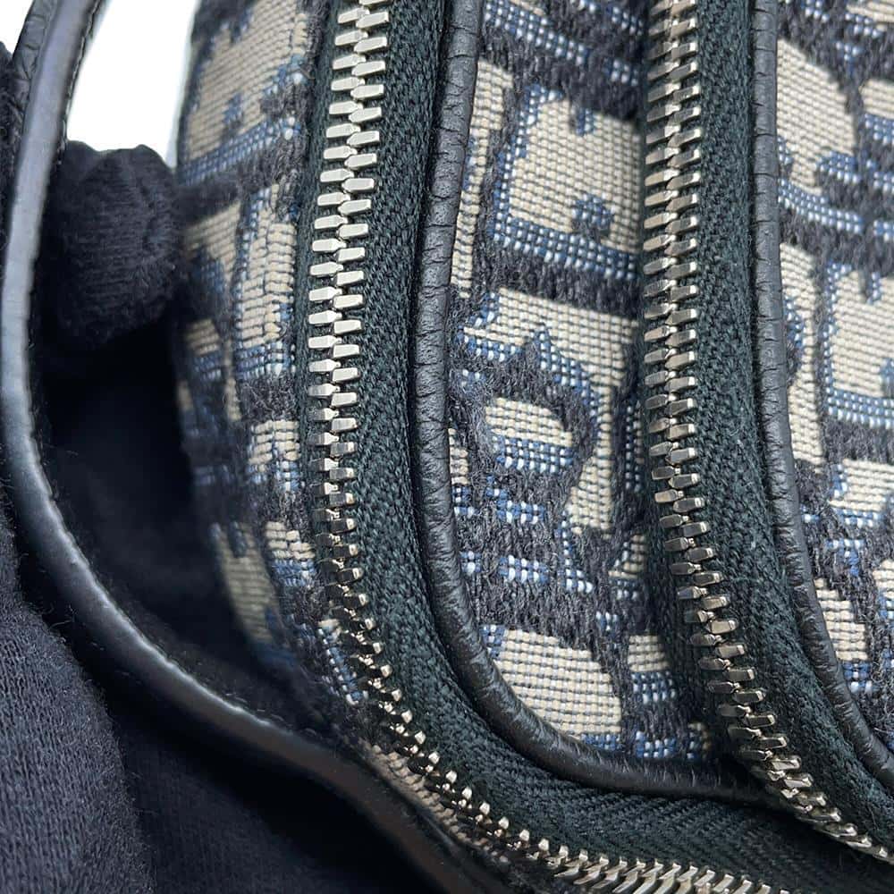 Dior Oblique Shoulder Bag Navy2SFBC087YKY Canvas Leather