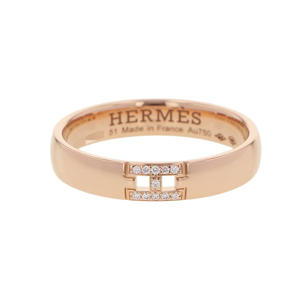 HERMES Ever Heracles Size 51/#11 18K Pink Gold