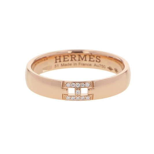 HERMES Ever Heracles Size 51/#11 18K Pink Gold