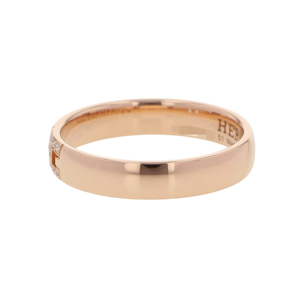 HERMES Ever Heracles Size 51/#11 18K Pink Gold