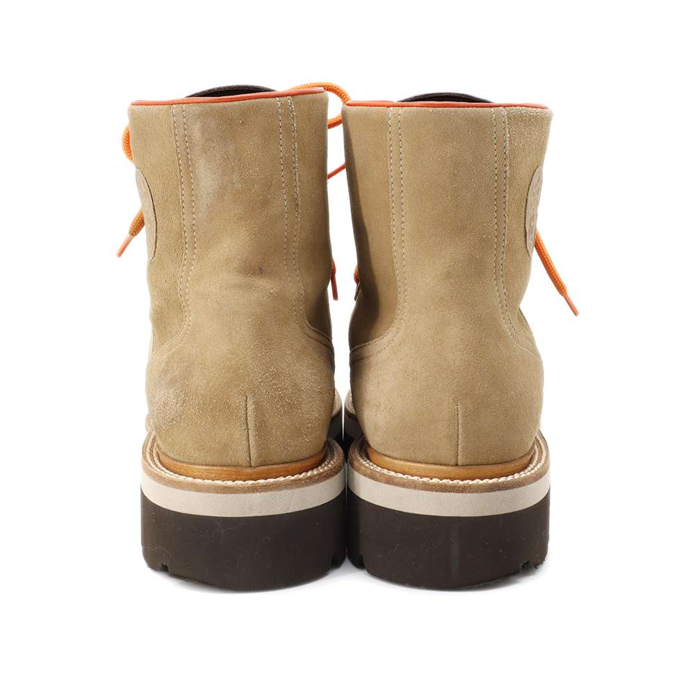 HERMES Short boots "Hike" Brown/Orange Suede leather Size 43