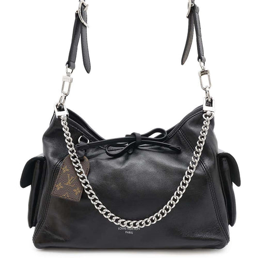 LOUIS VUITTON Carryall Cargo Vibe NoirM24861 Lambskin Size PM