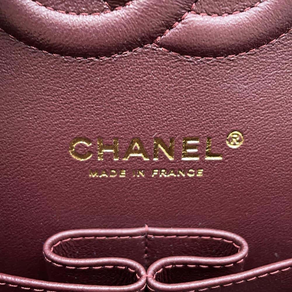 CHANEL Matelasse W Flap ChainShoulder Bag BlackA01112 Caviar Leather Size 25