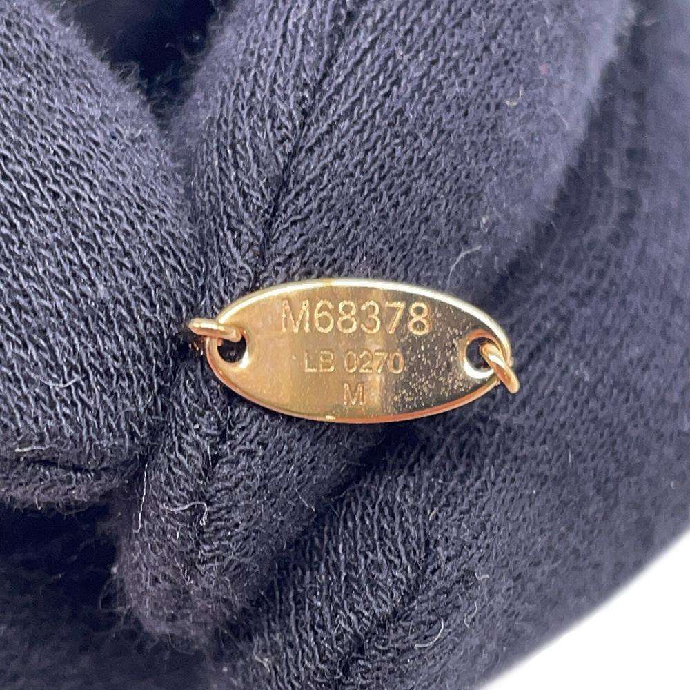 LOUIS VUITTON Bague Blooming Strass 3-Ring Size M GoldM68378 Metal