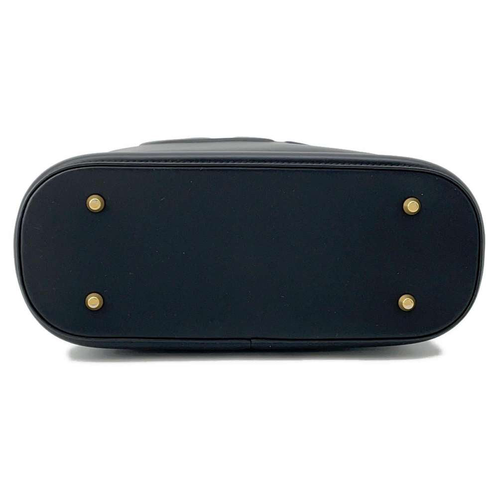 Dior C'est Dior CD Embossed Bag BlackM2271UBHA Calf Leather Size Medium