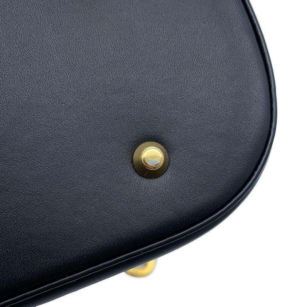 Dior C'est Dior CD Embossed Bag BlackM2271UBHA Calf Leather Size Medium