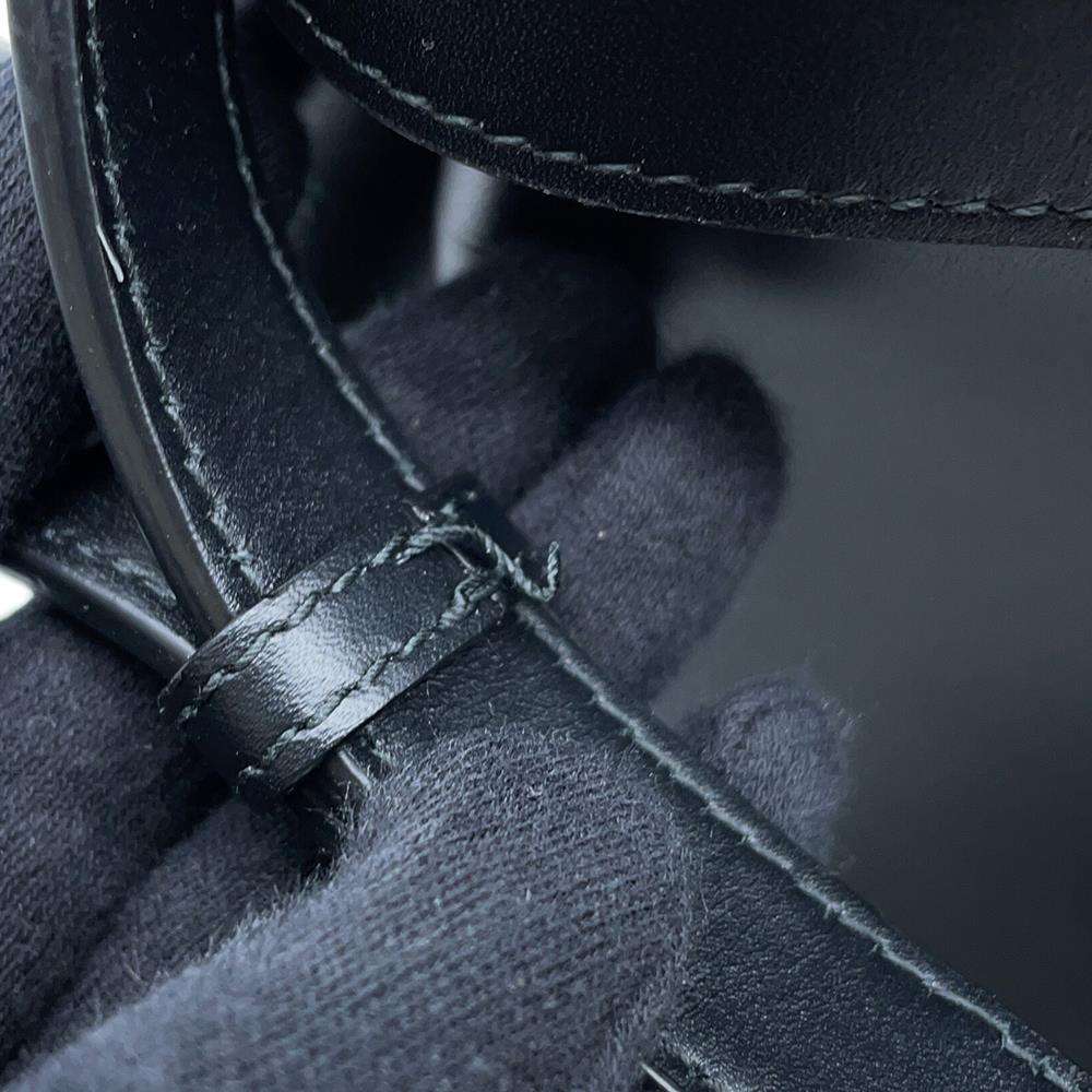 Dior C'est Dior CD Embossed Bag BlackM2271UBHA Calf Leather Size Medium