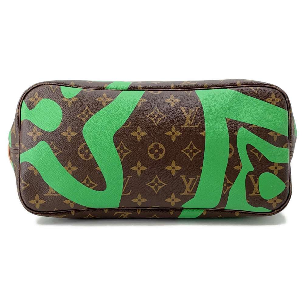 LOUIS VUITTON Neverfull_ Hawaii Limited GreenM44198 Monogram Size MM