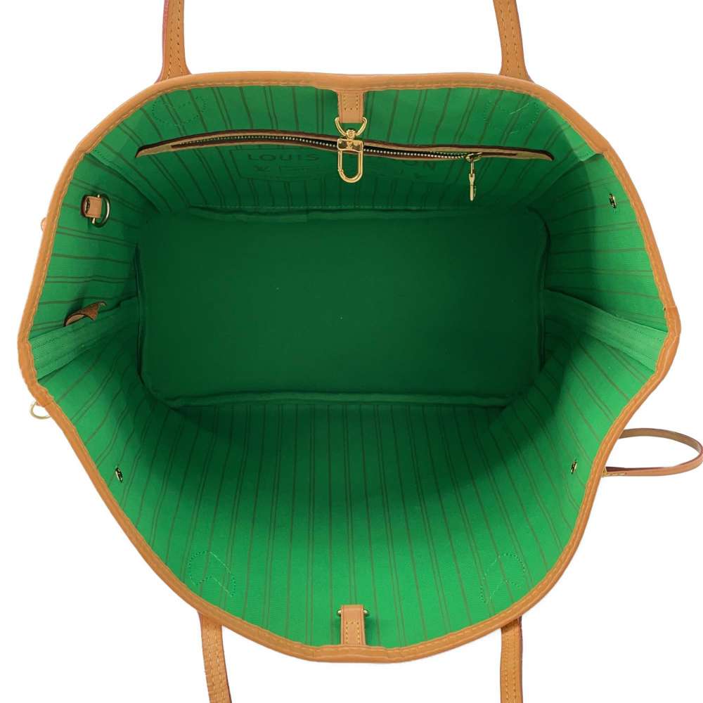 LOUIS VUITTON Neverfull_ Hawaii Limited GreenM44198 Monogram Size MM