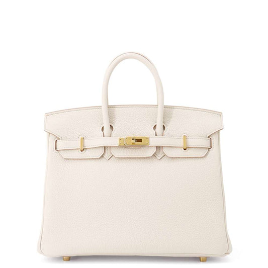 HERMES Birkin Beton Togo Leather Size 25